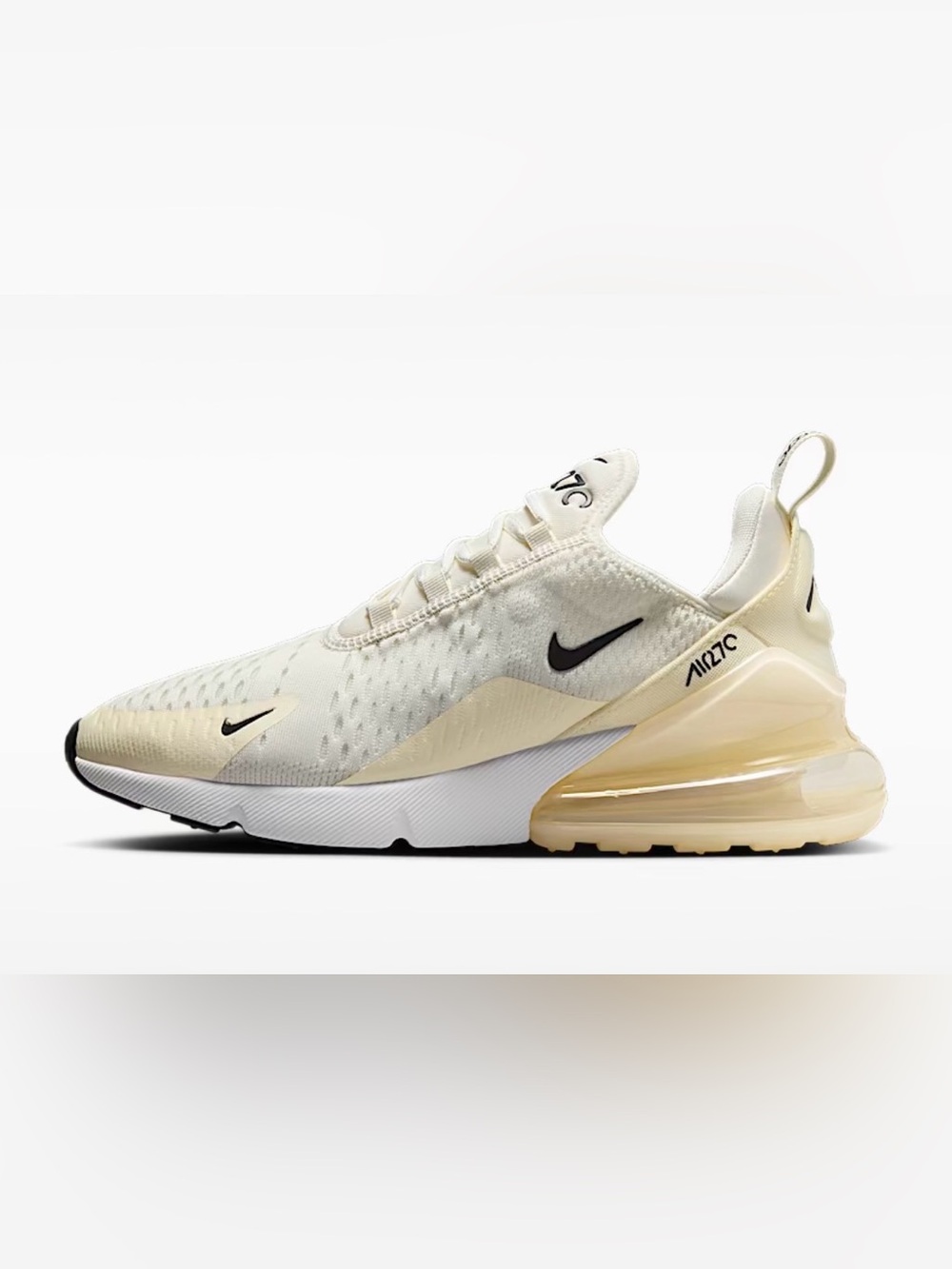 Air Max 270 Sail Coconut Ivory Women’s Sz 8 * NEW *